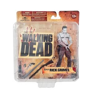 Walking Dead Rick Grimes Series 1 Exclusive Figure Bloody Deputy McFarlane Toys